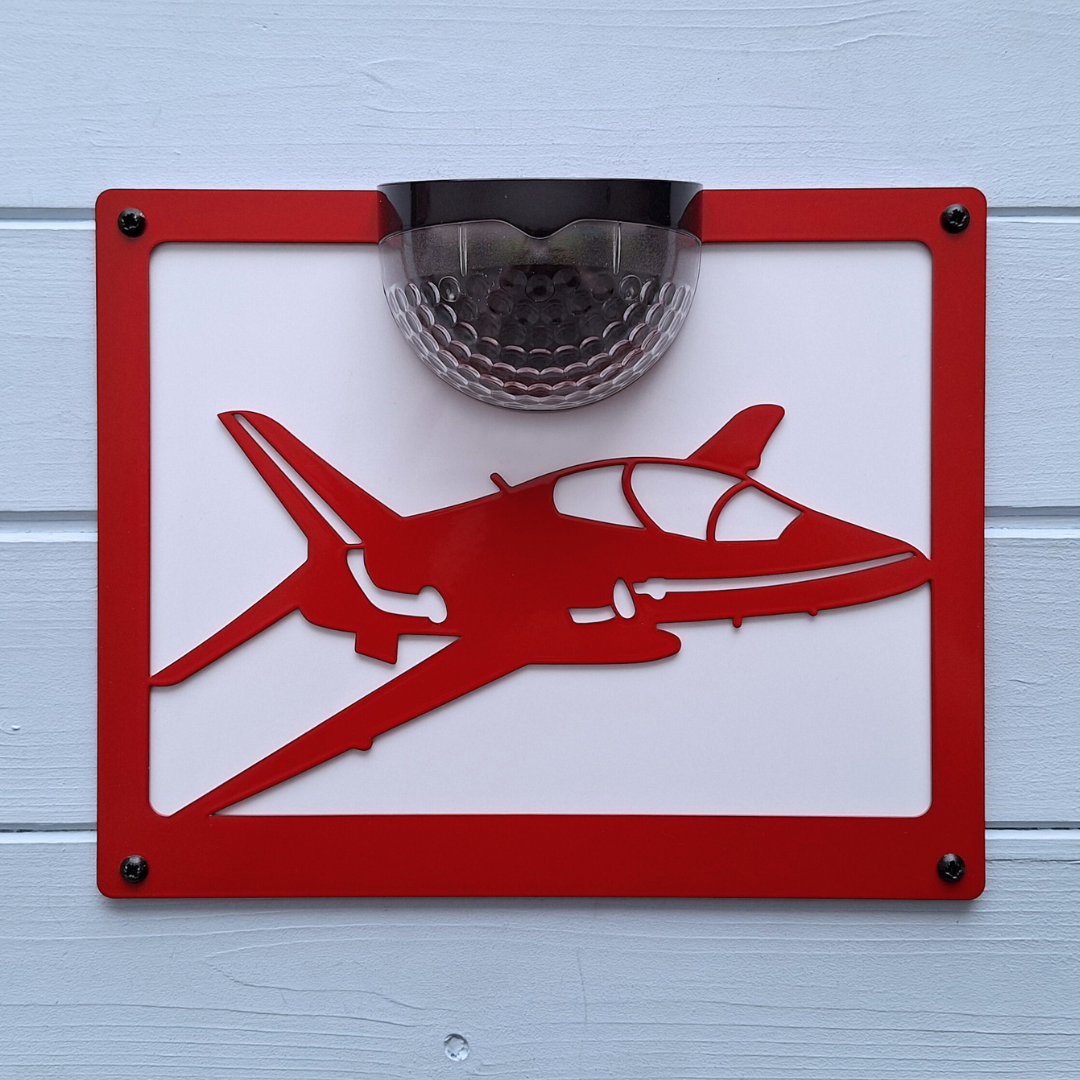 Red Hawk T1 Solar Light Wall Plaque