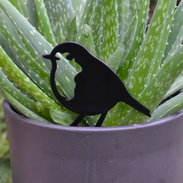 Metal Robin Plant Pot Stake