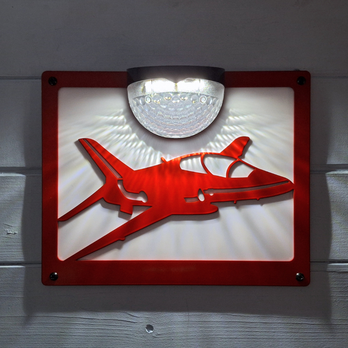 Red Hawk T1 Solar Light Wall Plaque