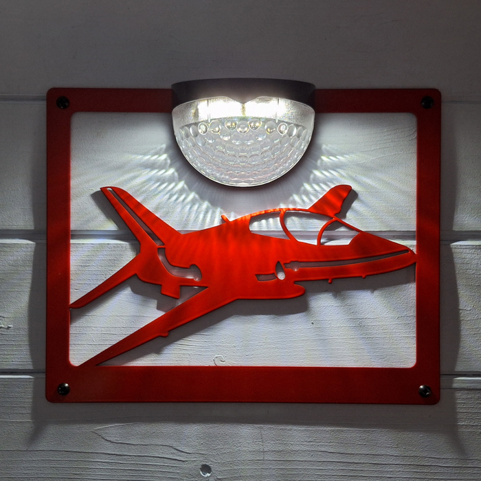 Red Hawk T1 Solar Light Wall Plaque