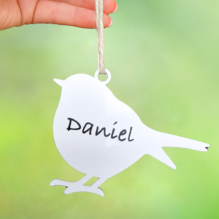 Personalised Robin Hanging Decoration