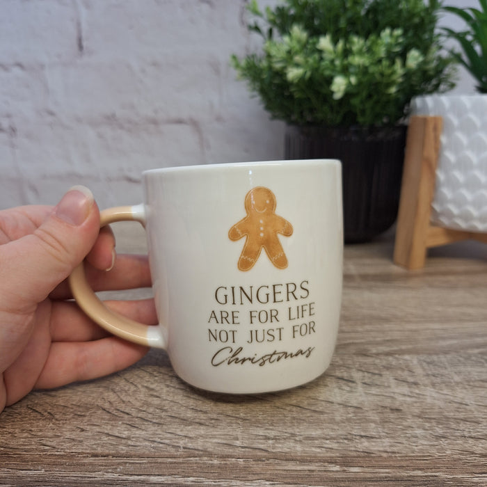 'Gingers Are For Life' Christmas Mug