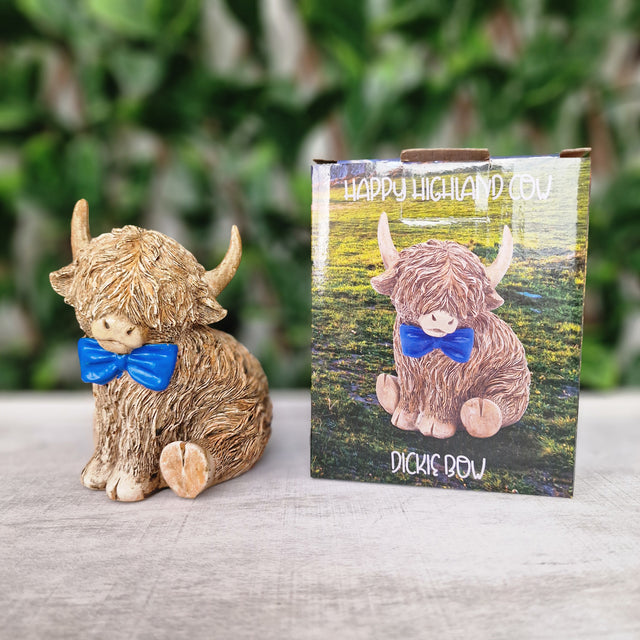 Happy Highland Cow Bow Tie