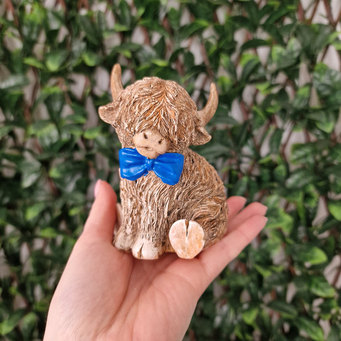 Happy Highland Cow Bow Tie