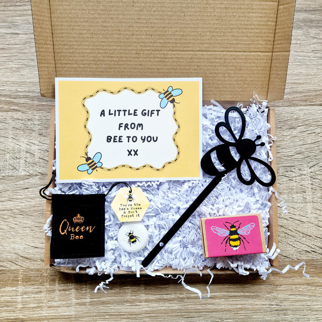 Queen Bee Pot Stake Gift Set with Seeds