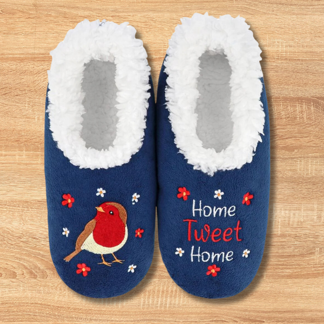 Robin Home Tweet Home Women's Snoozies Slippers