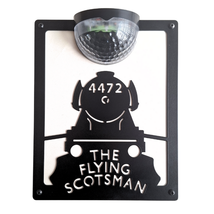 IMPERFECT- The Flying Scotsman Solar Light Wall Plaque