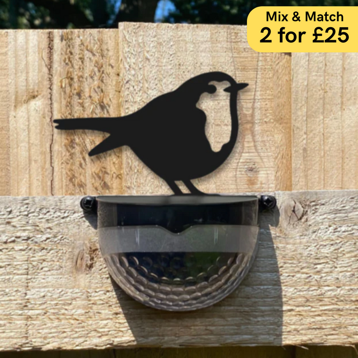 Robin Cut-Out Solar Powered LED Light