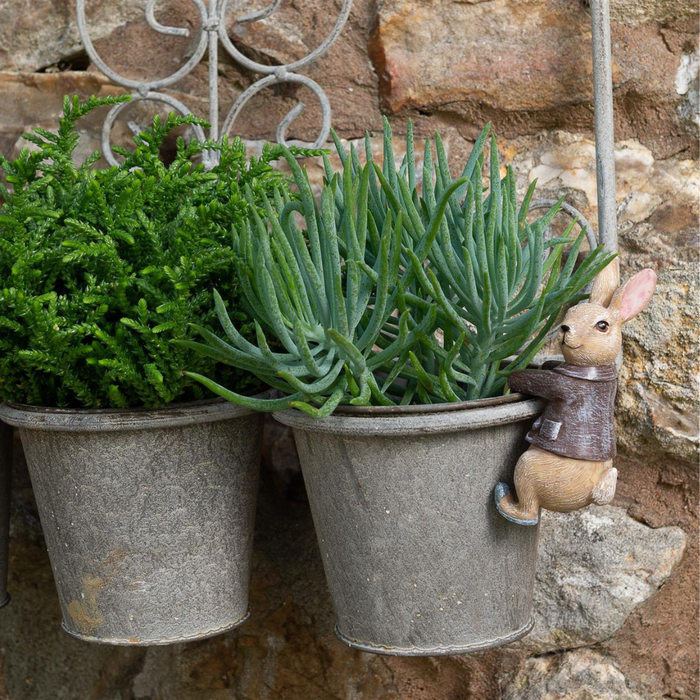 Beatrix Potter Benjamin Bunny Plant Pot Hanger