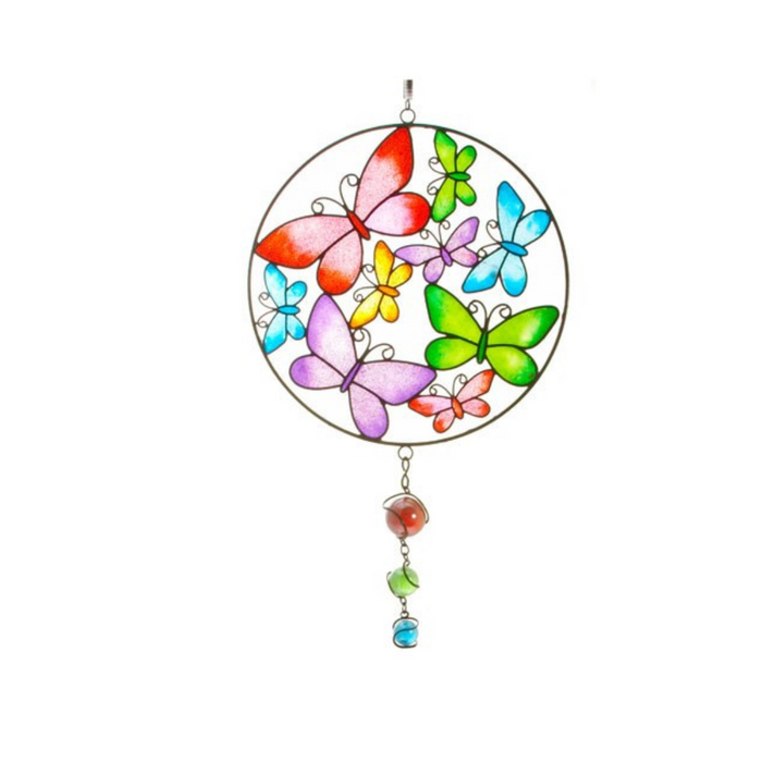 Circle Butterfly Windchime