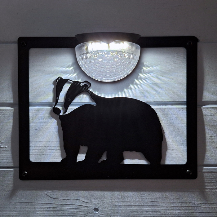 Badger Solar Light Wall Plaque