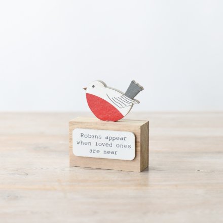 'Robins Appear When Loved Ones are Near' Robin Decor