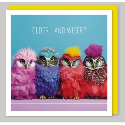 Older & Wiser Greetings Card