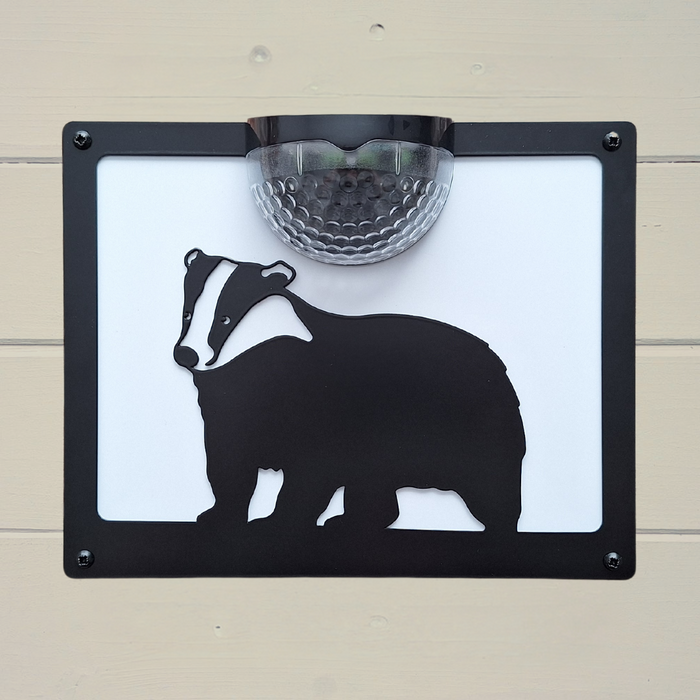 Badger Solar Light Wall Plaque