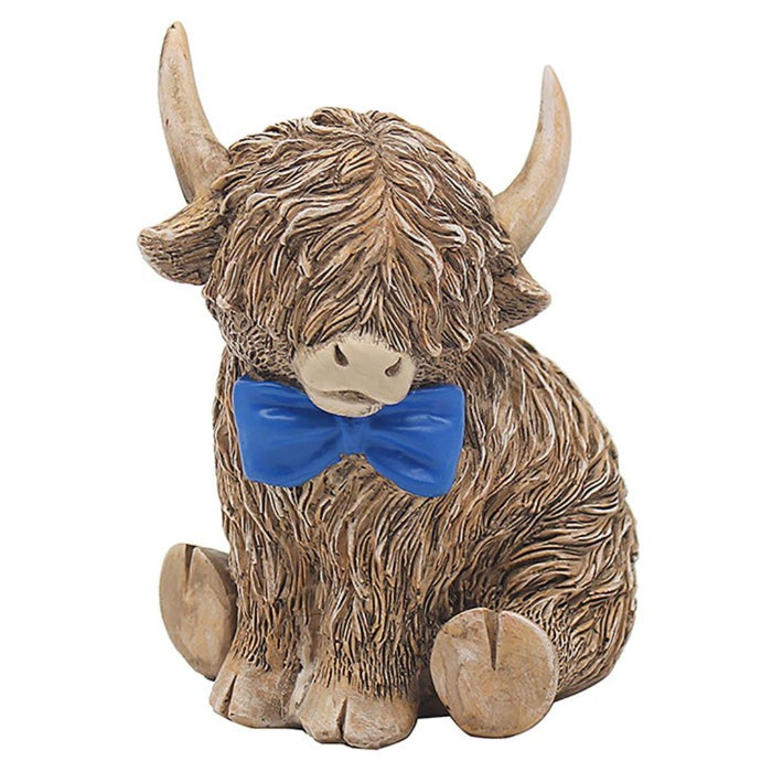 Happy Highland Cow Bow Tie