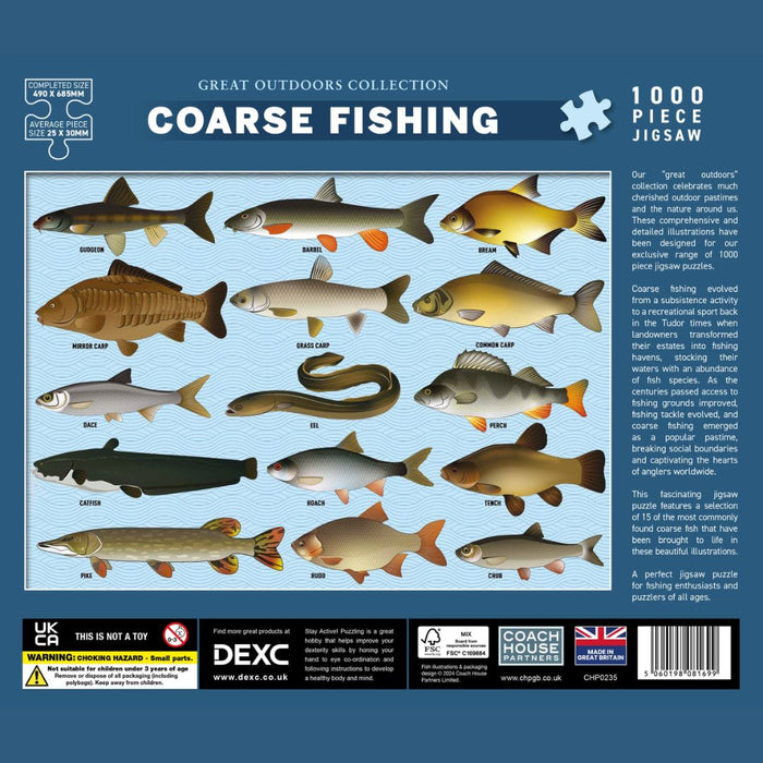 Coarse Fishing 1000 Piece Jigsaw Puzzle