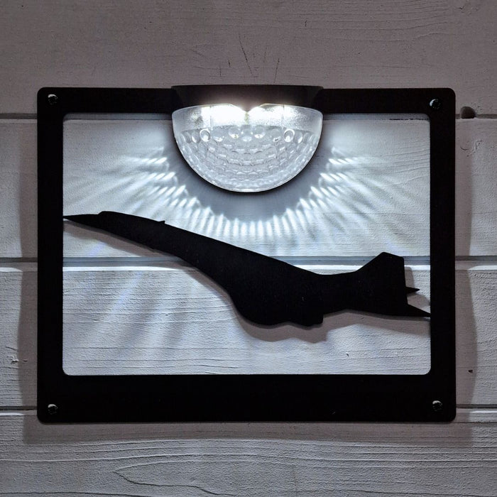 Concorde Solar Light Wall Plaque