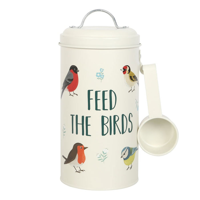 Feed the birds Bird Seed Tin and Scoop