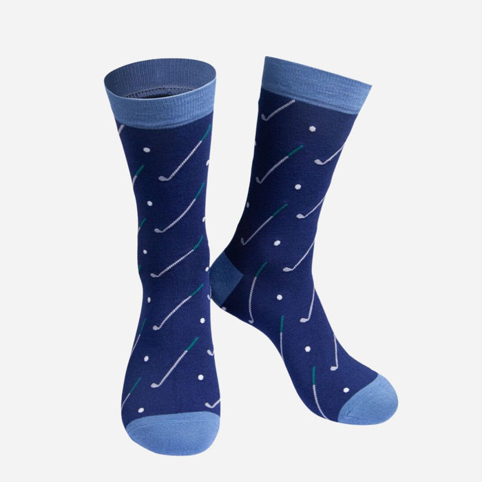 Men's Bamboo Golf Socks Socks Navy Blue