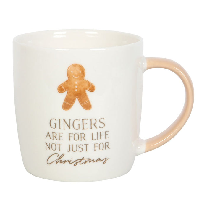 'Gingers Are For Life' Christmas Mug