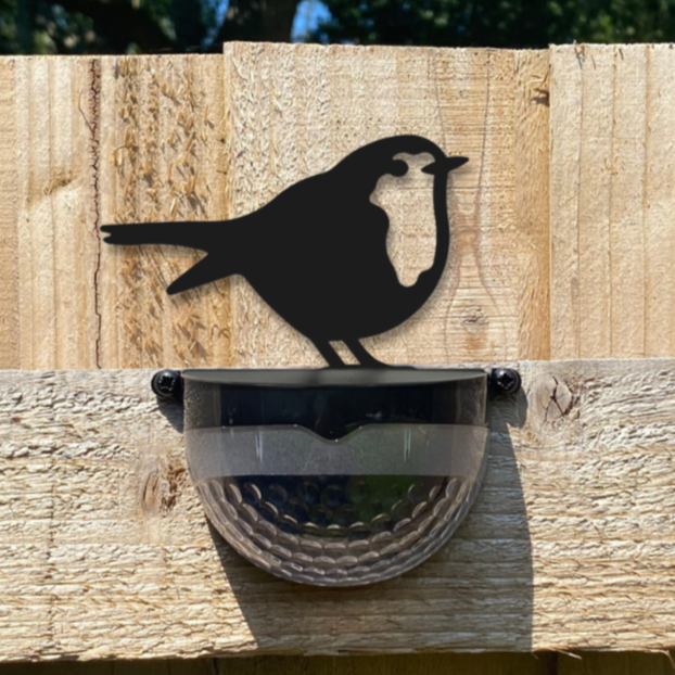 Robin Cut-Out Solar Powered LED Light