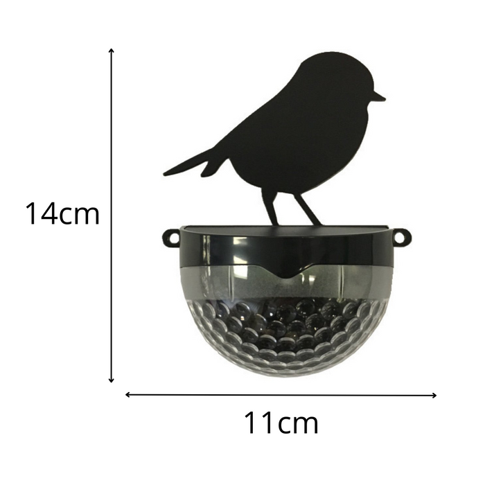 Set of 2 Robin Solar Powered LED Lights