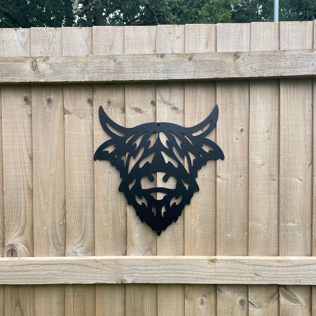 Highland Cow Wall Art