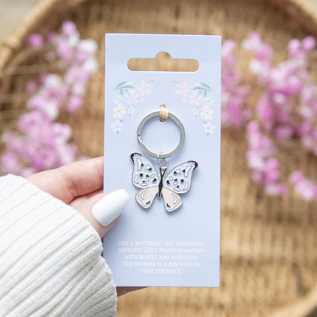 Butterfly Keyring