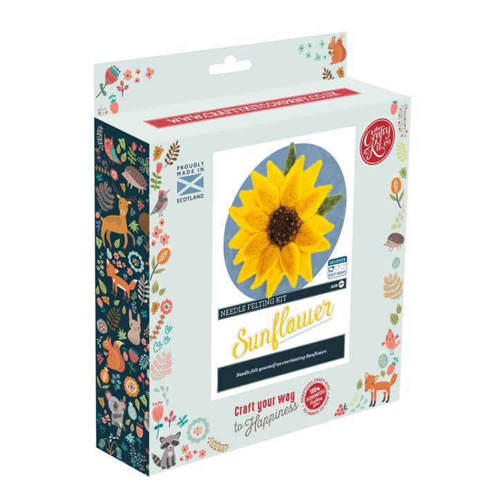 Sunflower Needle Felting Craft Kit