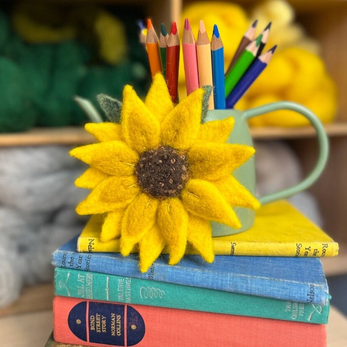 Sunflower Needle Felting Craft Kit