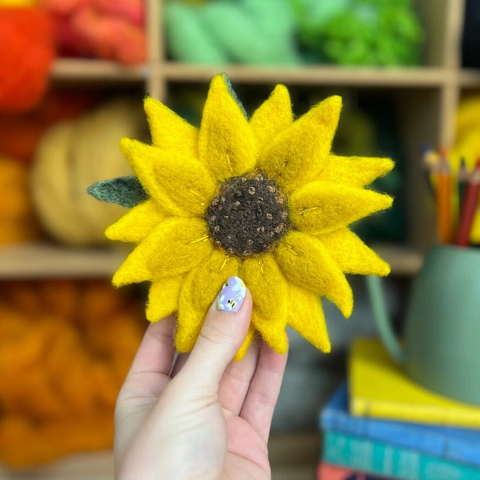 Sunflower Needle Felting Craft Kit