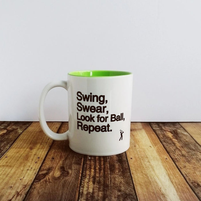Swing Swear 'Look For Ball' Golf Mug