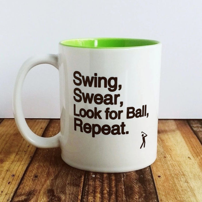 Swing Swear 'Look For Ball' Golf Mug
