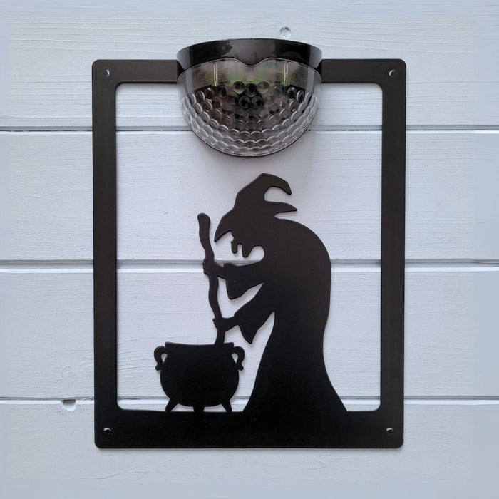 Wicked Witch Solar Light Wall Plaque