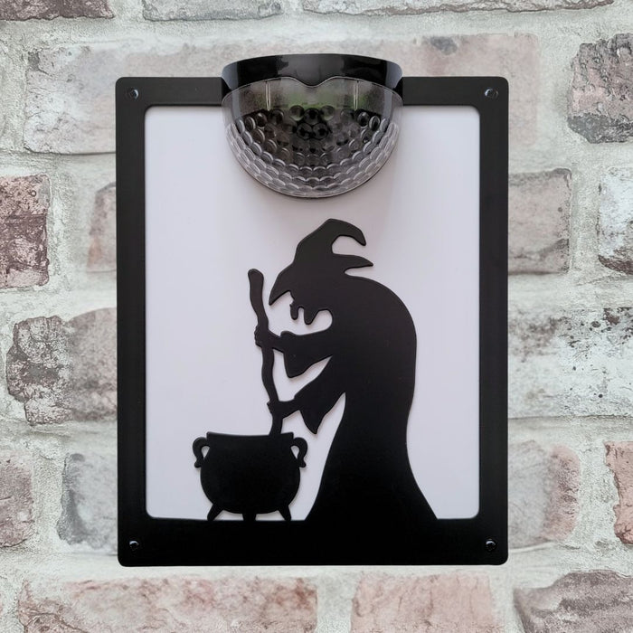 Wicked Witch Solar Light Wall Plaque