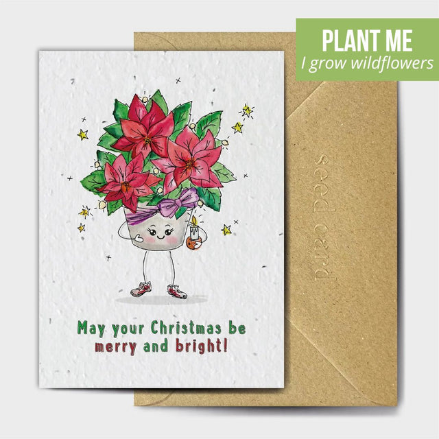 Plantable 'A Christmas Classic' Seeded Card