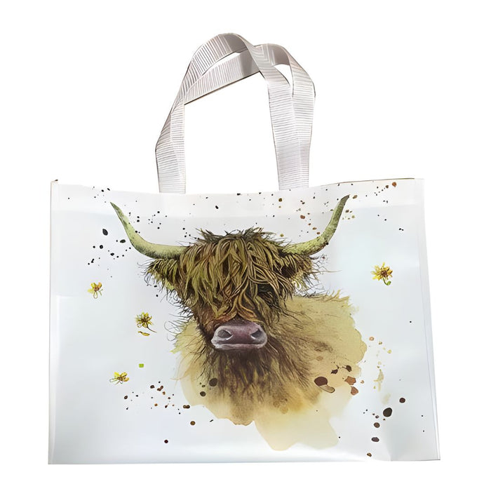 Jan Pashley Highland Cow Reusable Shopping Bag