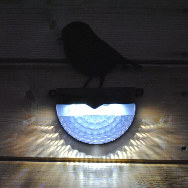 Set of 2 Robin Solar Powered LED Lights