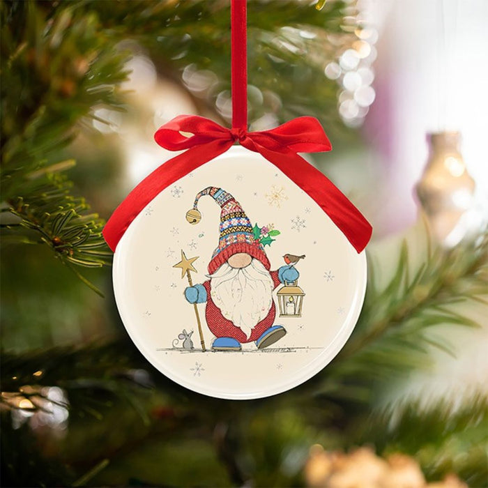 Bug Art Christmas Gonk Hanging Bauble