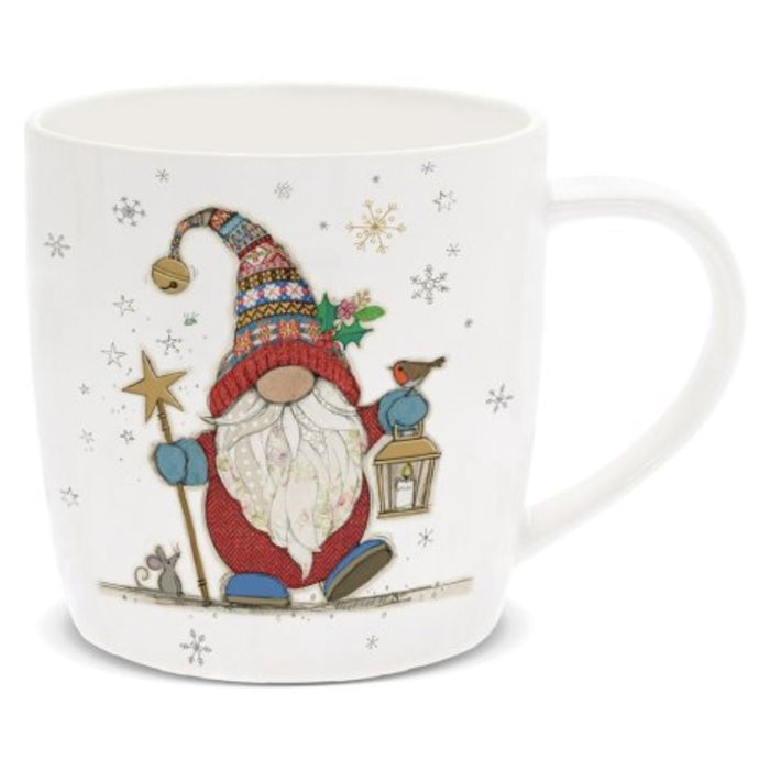 Bug Art Christmas Gonk China Mug