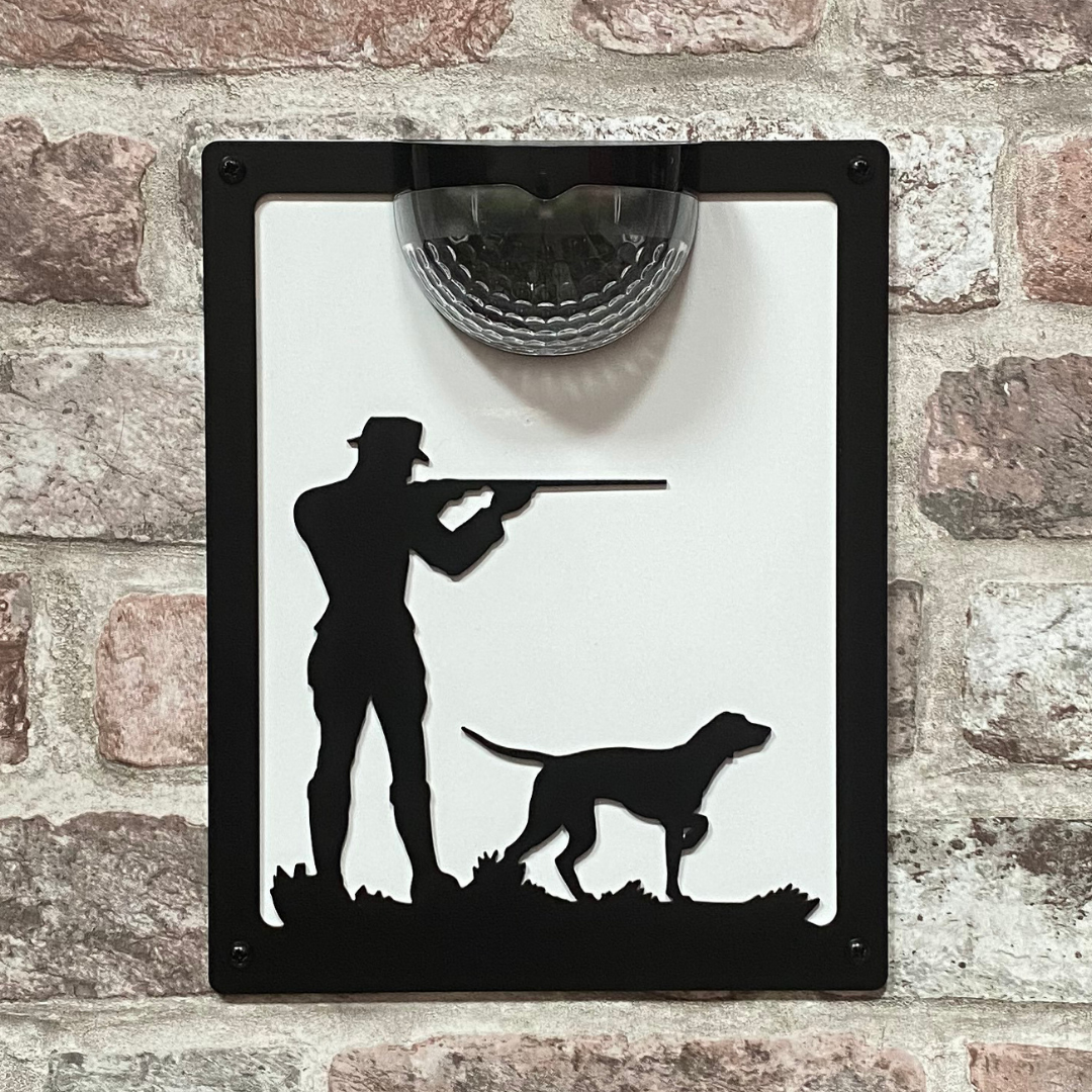 Shooter Solar Light Wall Plaque