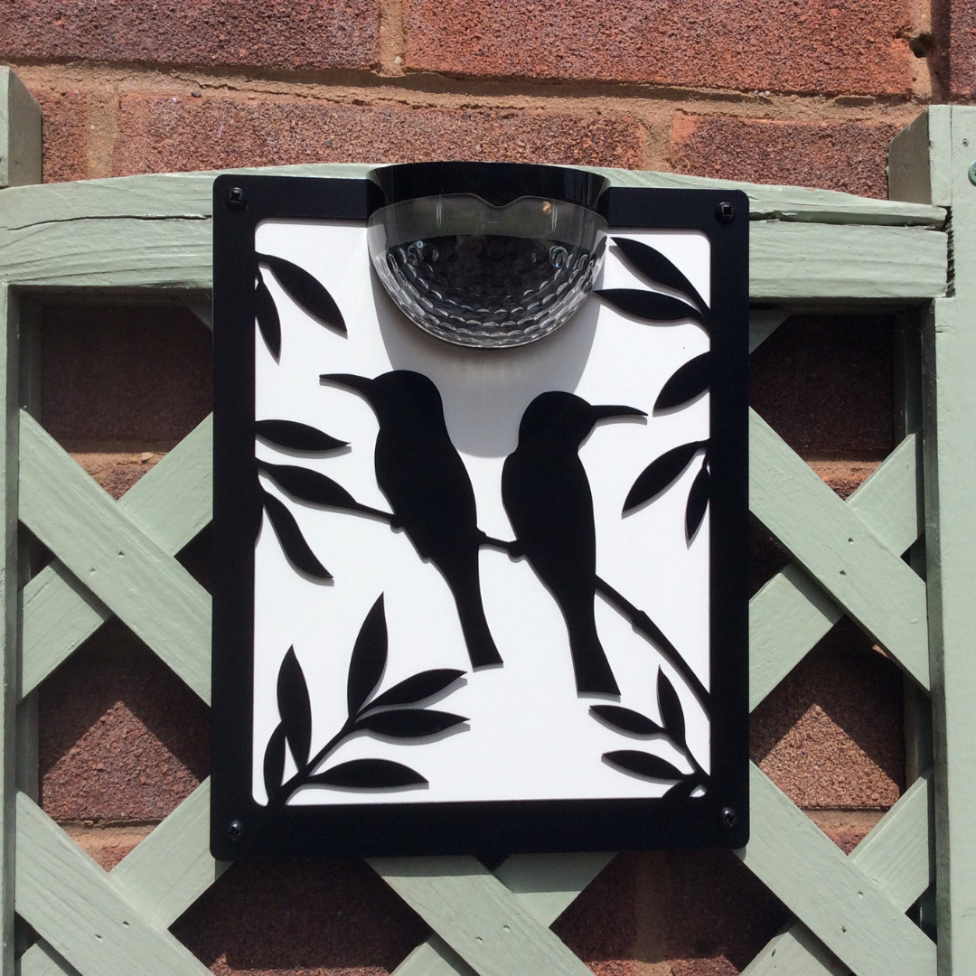 Two Birds Solar Light Wall Plaque – Flory's Online