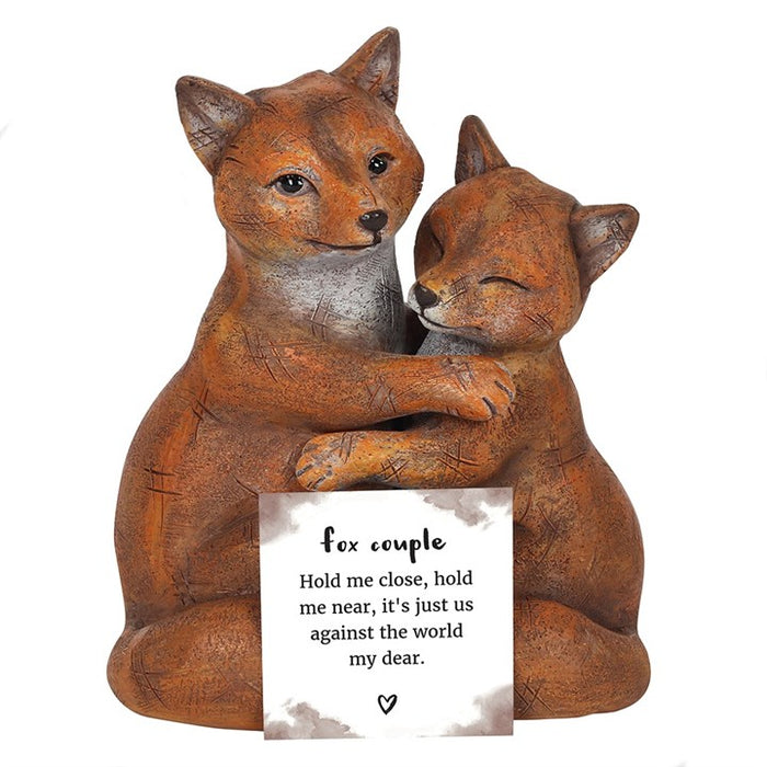 IMPERFECT Fox Couple Ornament