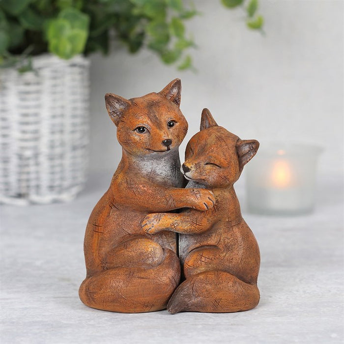 IMPERFECT Fox Couple Ornament