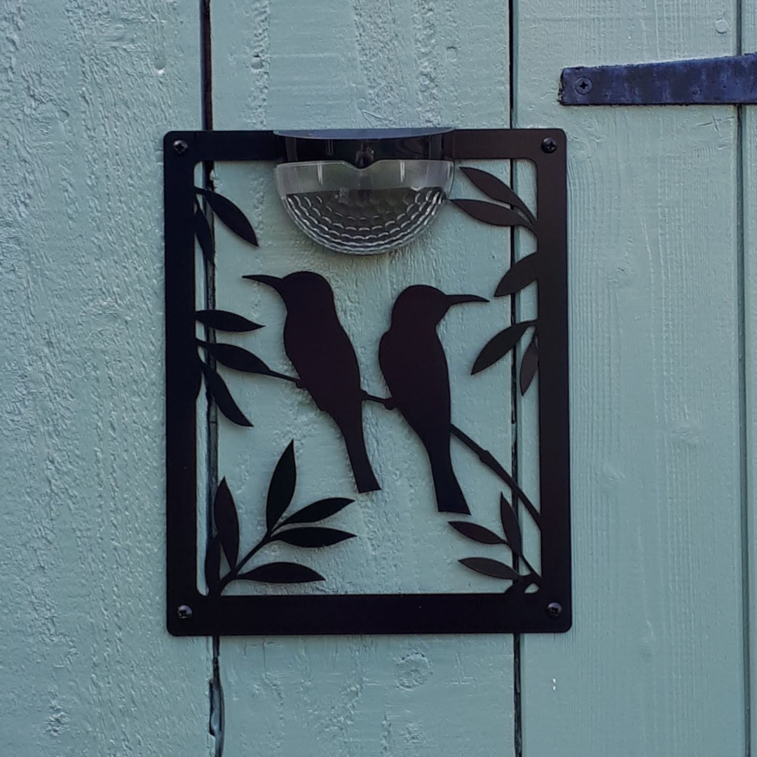 Two Birds Solar Light Wall Plaque – Flory's Online